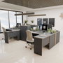 Hanah Home Rms-320-Ax-1 Escritorio de Estudio Antracita y Roble